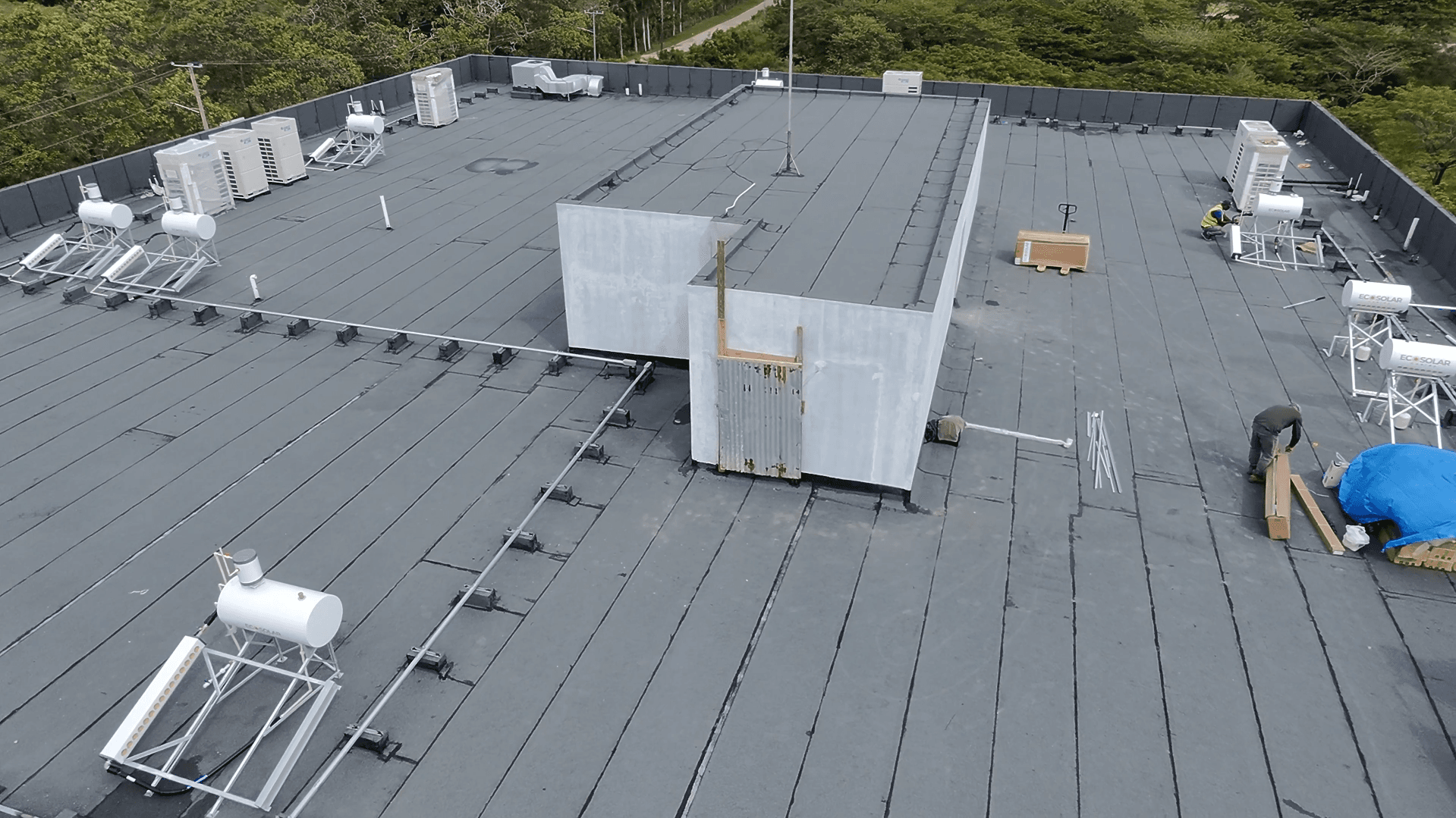 Instalación en hospital